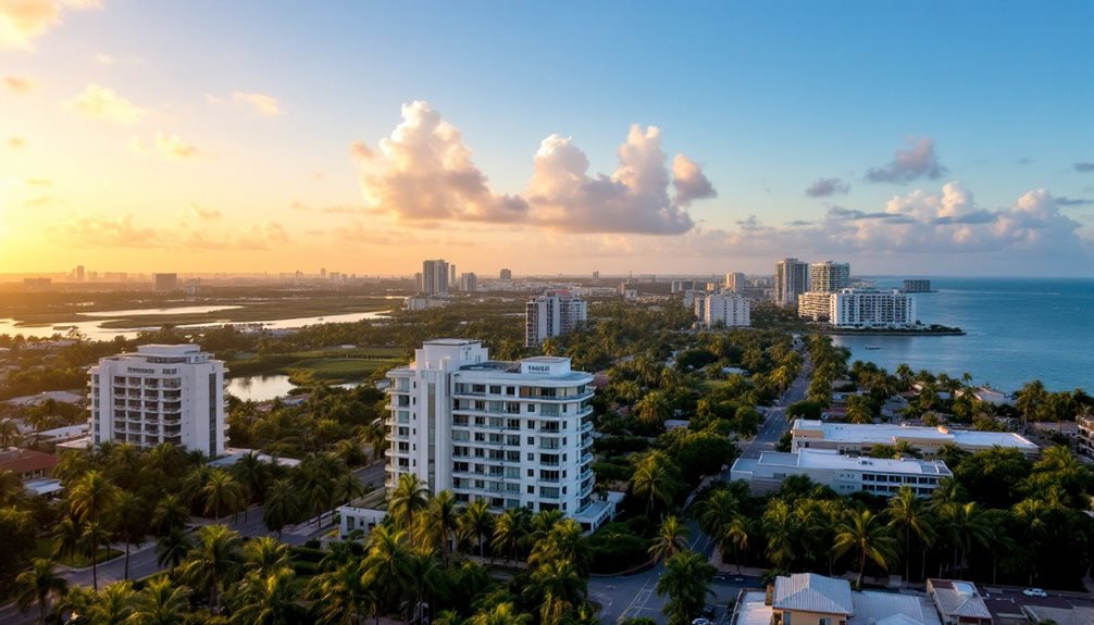 suburban residential community near miami